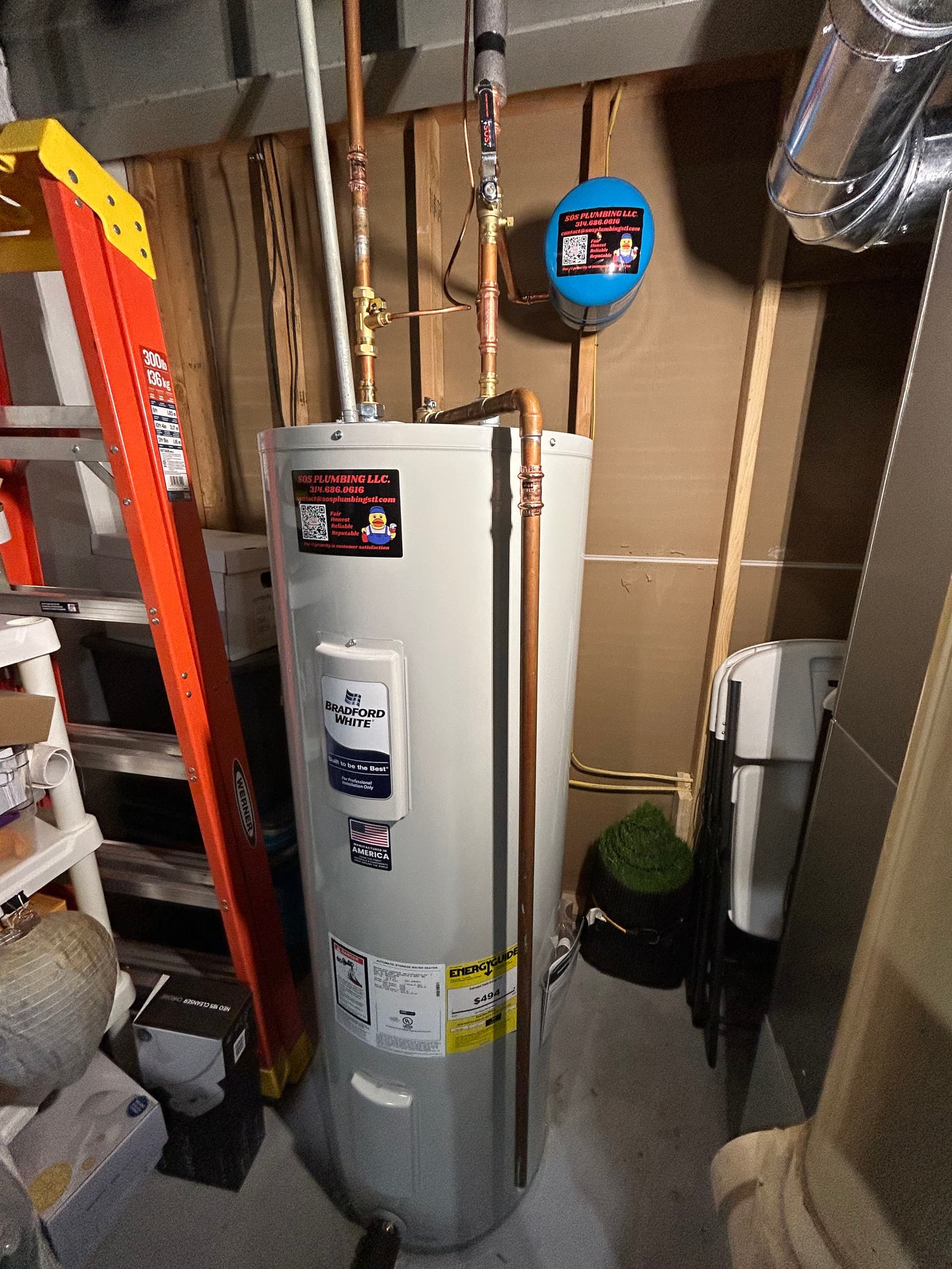 Upgraded Efficiency with a Bradford White Water Heater Installation
