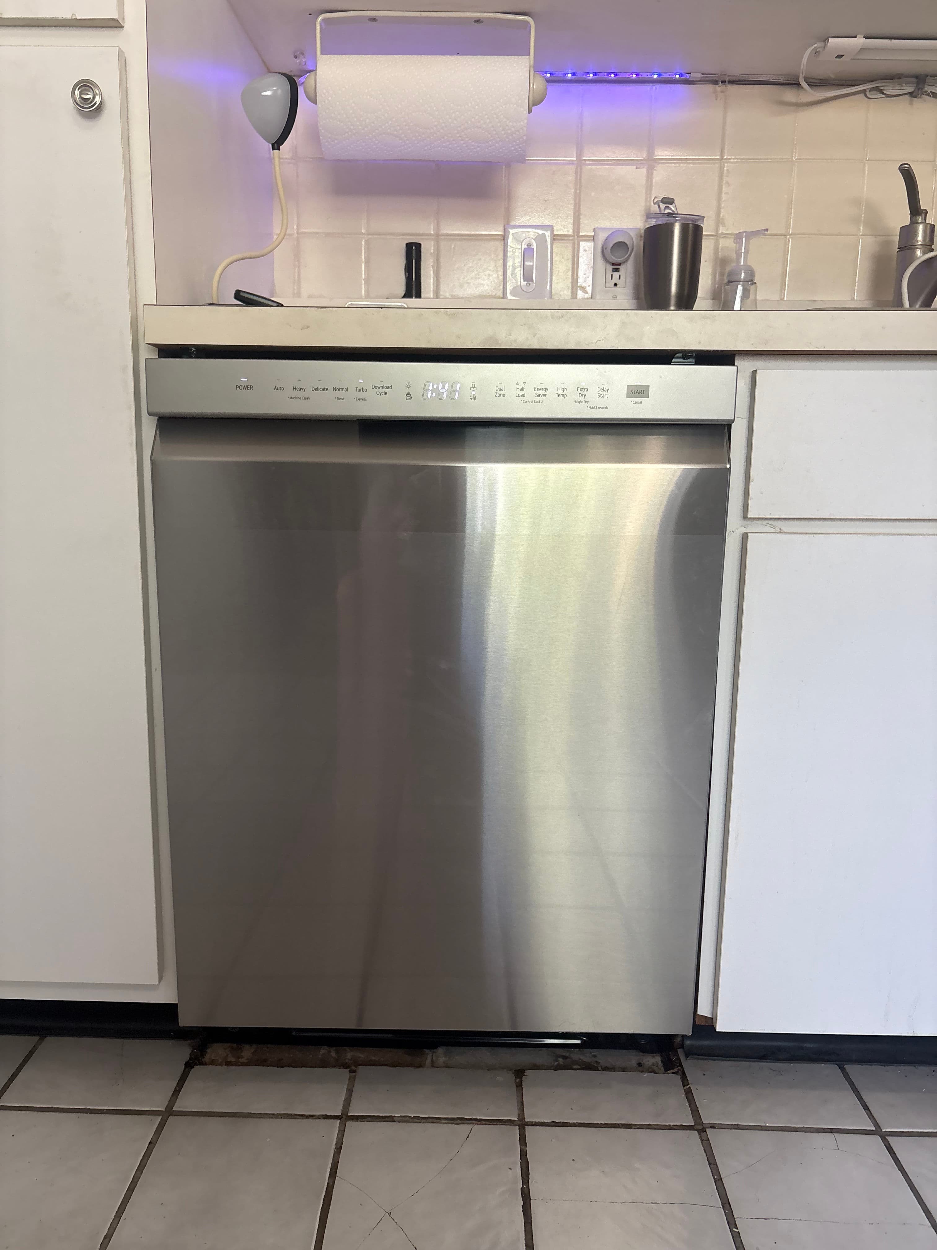 Project New Dishwasher Installed Clean and Ready to Run image