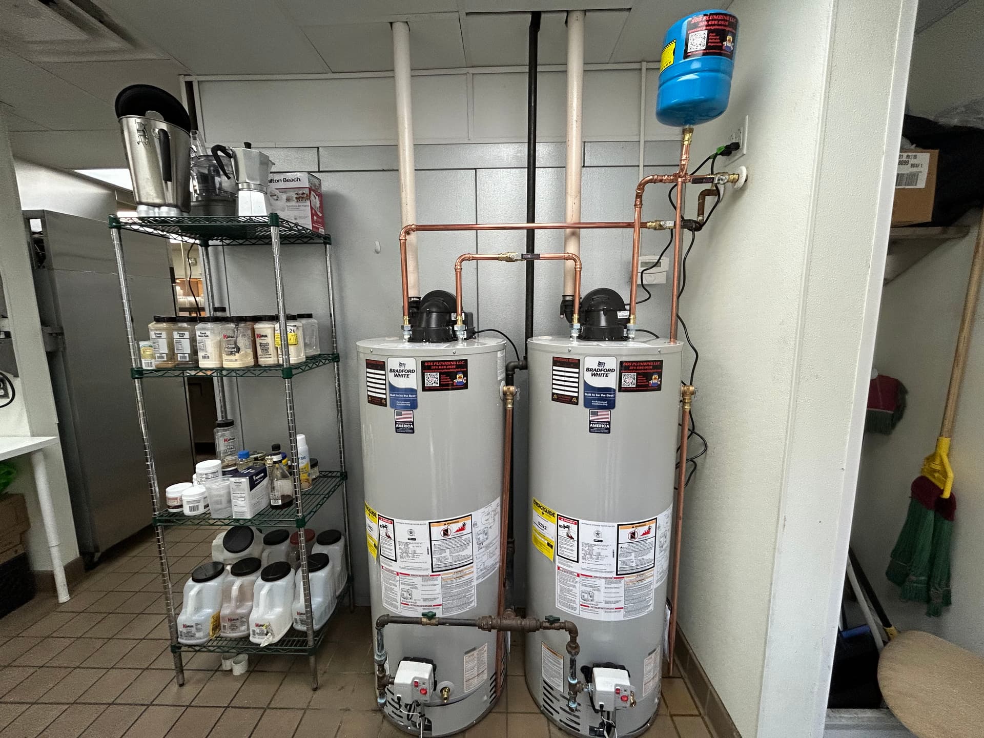 Gallery photos for Enhance Restaurant Efficiency with Dual 50-Gallon Water Heaters: Image #1