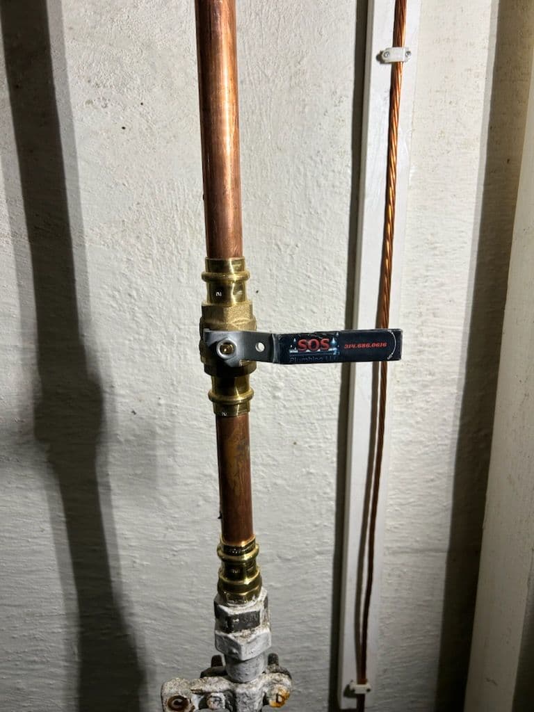 Gallery photos for Main Water Shut-Off Valve Upgrade: Image #1