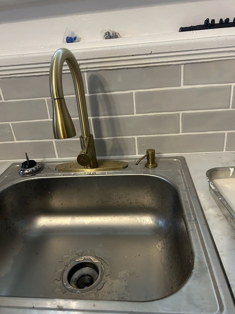 Gallery photos for Kitchen Plumbing Upgrade with New Sink and Faucet: Image #1