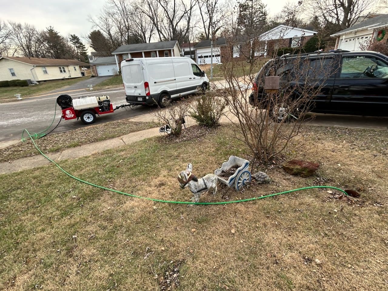 Hydro Jetting a Blocked Sewer Line