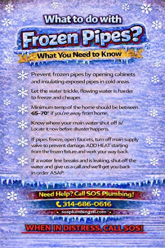 Project Frozen Pipes Guide from SOS Plumbing & Sewer Services image
