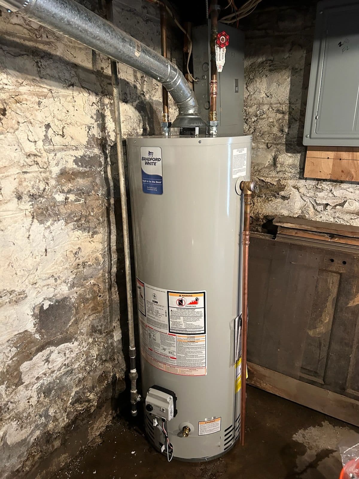 Project Efficient Installation of Bradford White Water Heater image