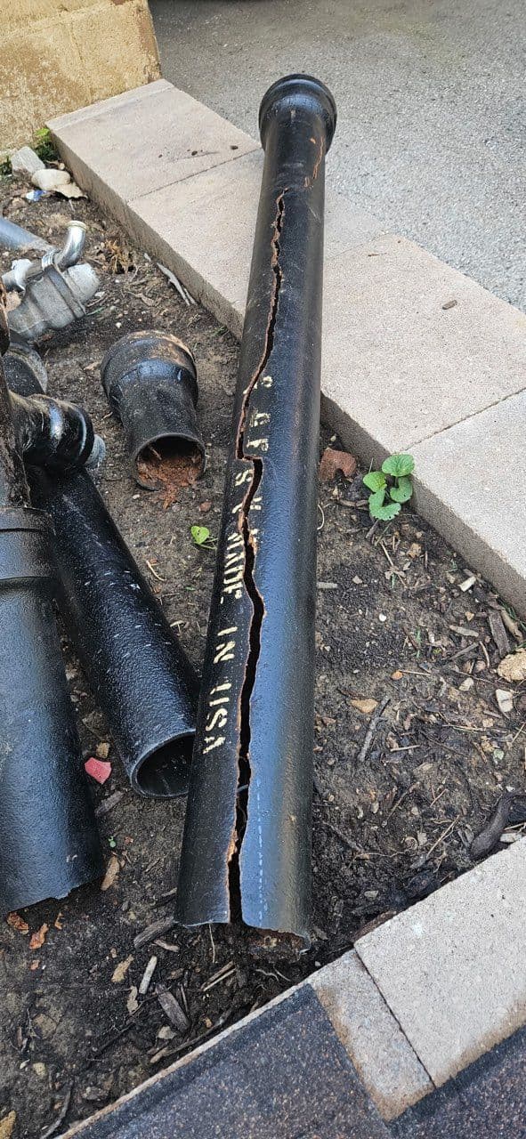 Gallery photos for Cast Iron Stack Replacement with PVC Upgrade: Image #2
