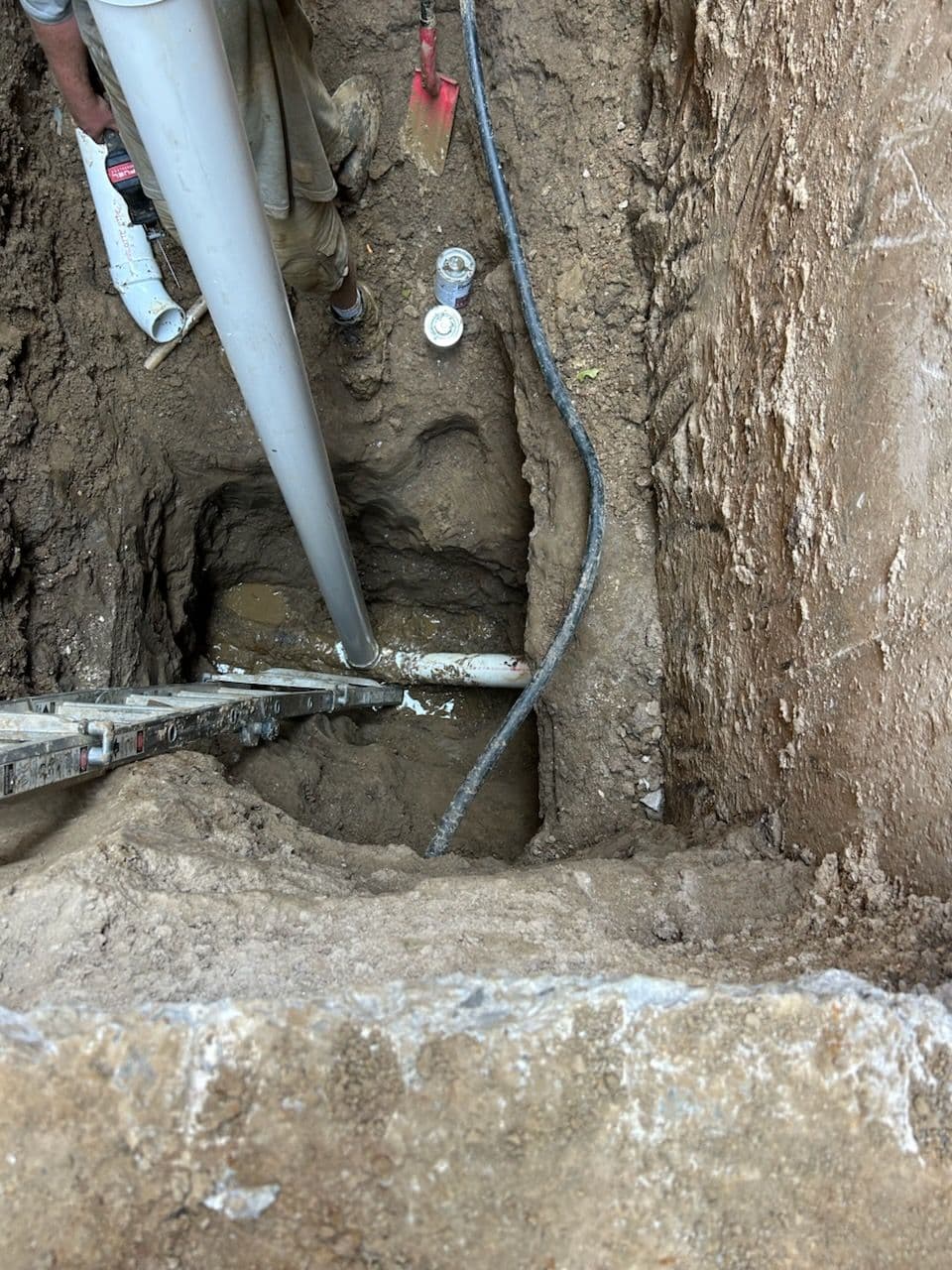 Deep Underground Pipe Repair Service image