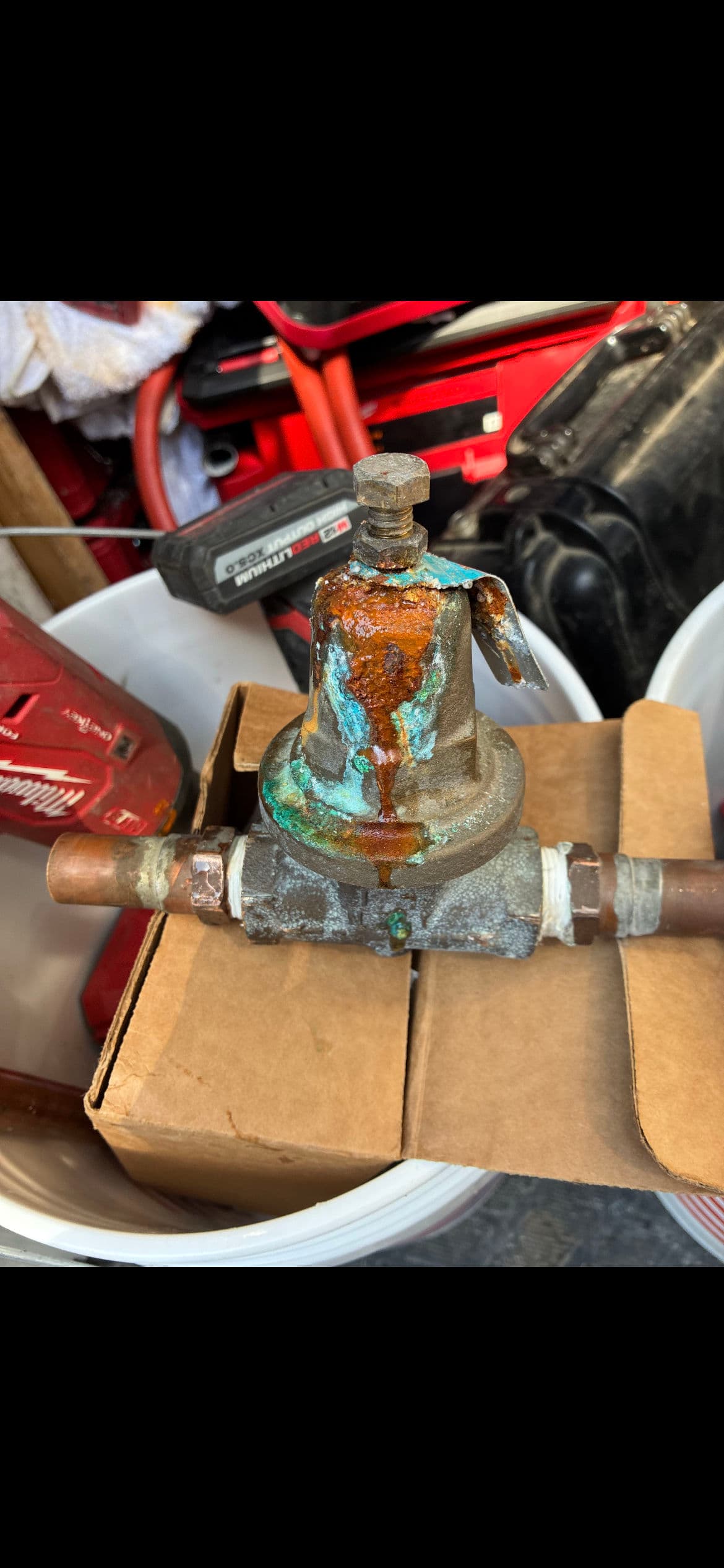 Gallery photos for Rusted Pressure Reducing Valve Replaced Before It Became a Real Problem: Image #1